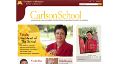 Desktop Screenshot of fall2010.carlsonschoolmagazine.com